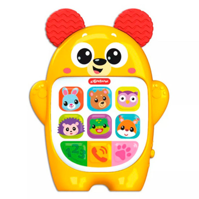 Смартфончик зверята Мишутка Азбукварик 3338 1